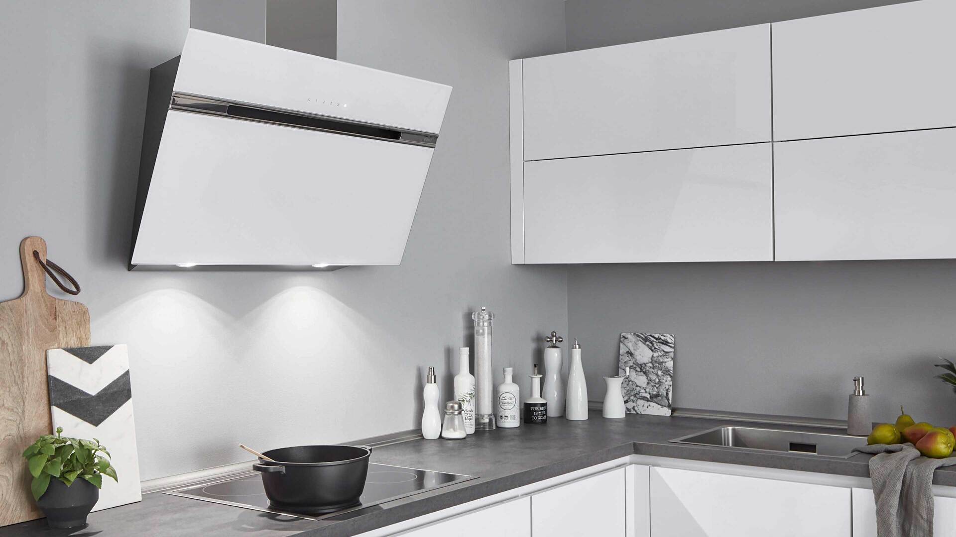 nobilia® Einbauküche Novalux mit Elektrogeräten
