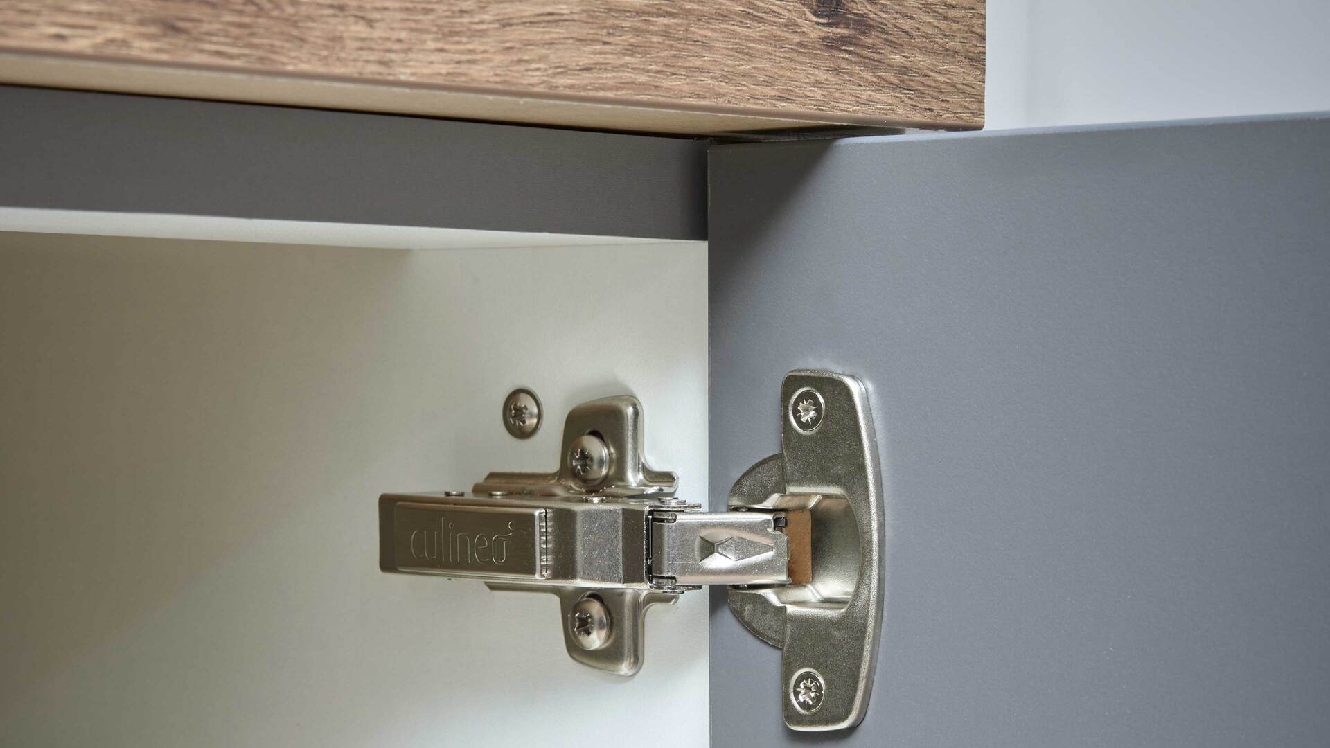 Culineo® Einbauküche C357 mit Homeoffice-Platz