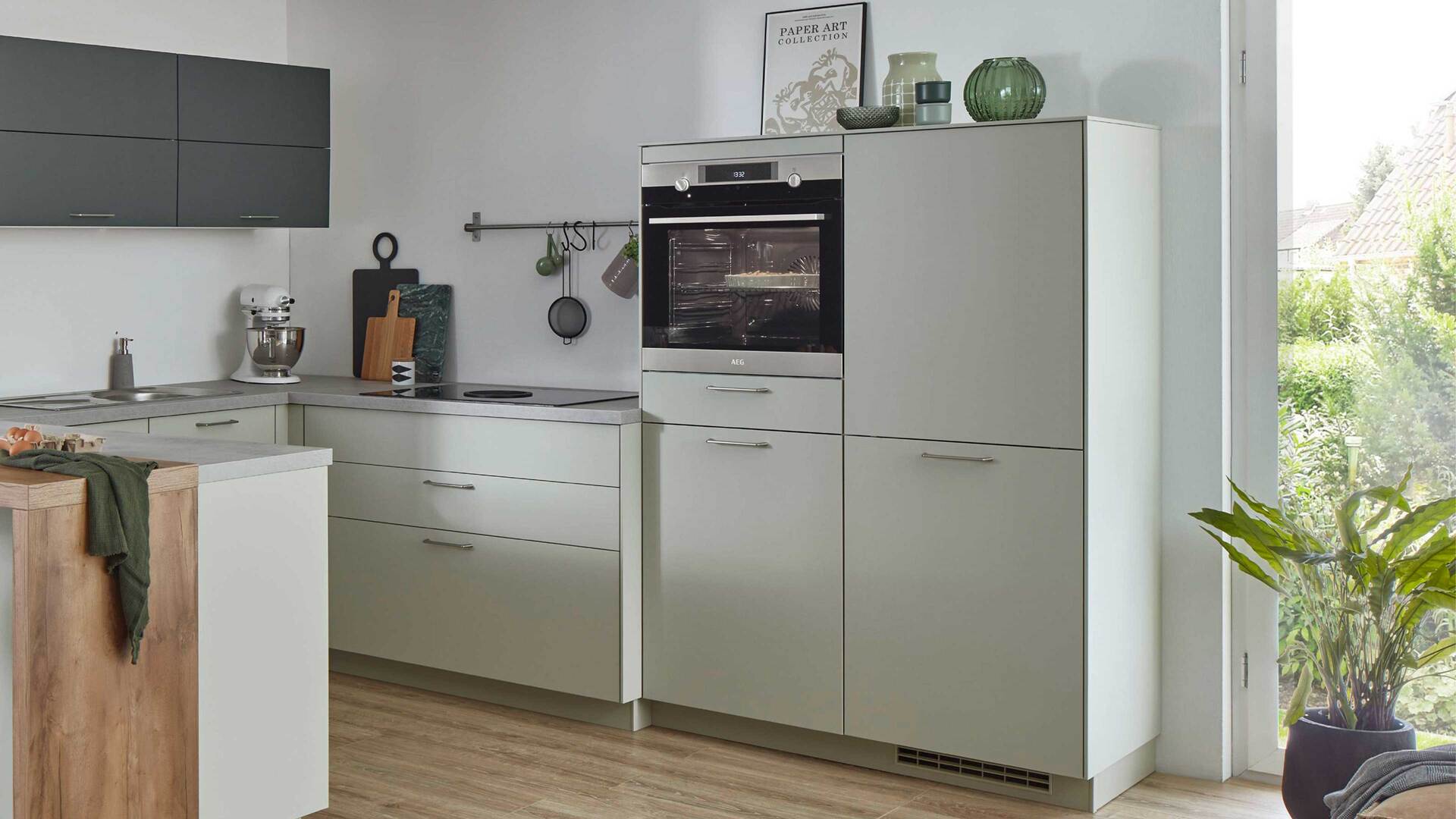 nobilia® Einbauküche Senso mit BORA Muldenlüfter