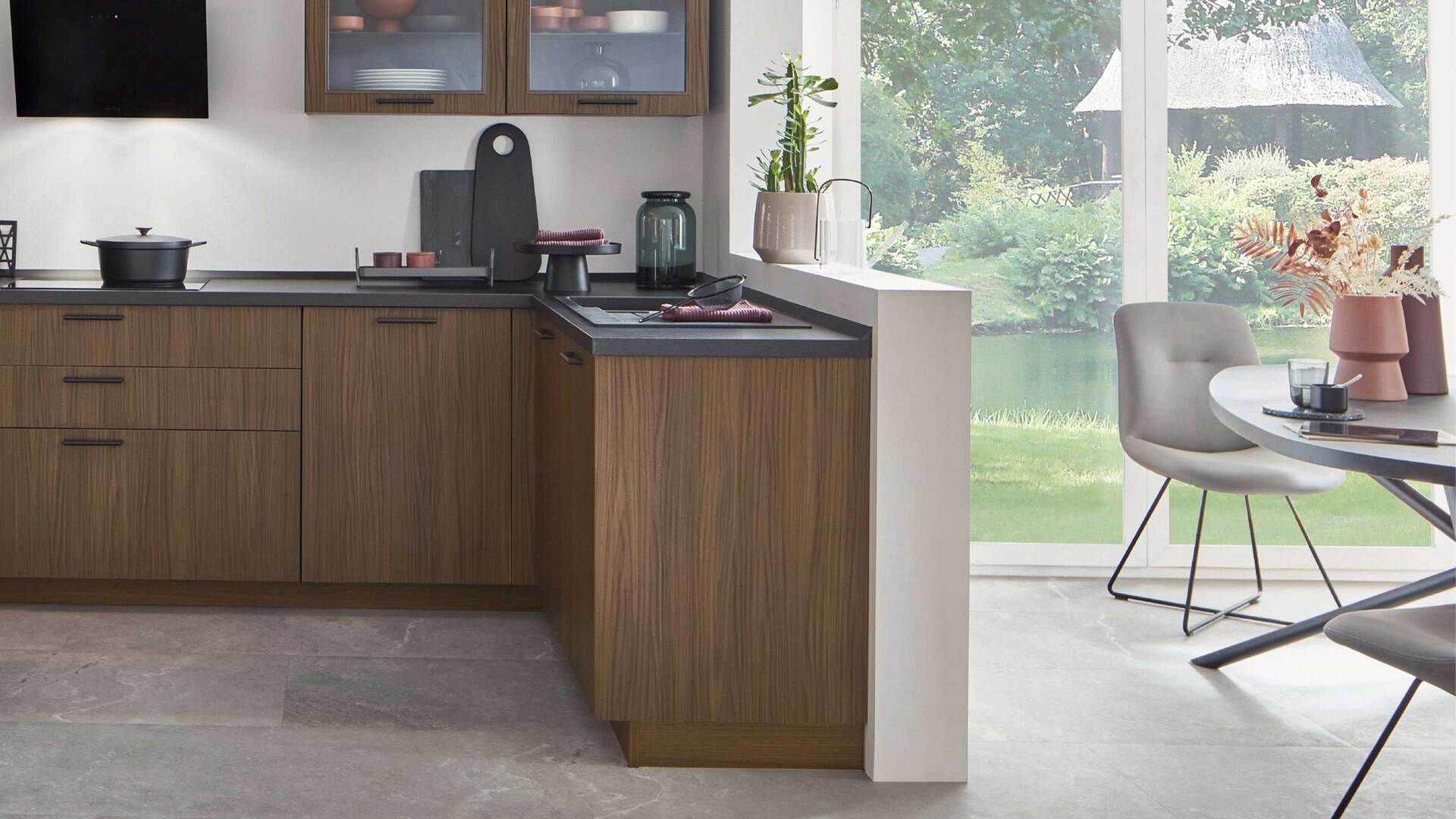 nobilia® Einbauküche Structura mit privileg Elektrogeräten