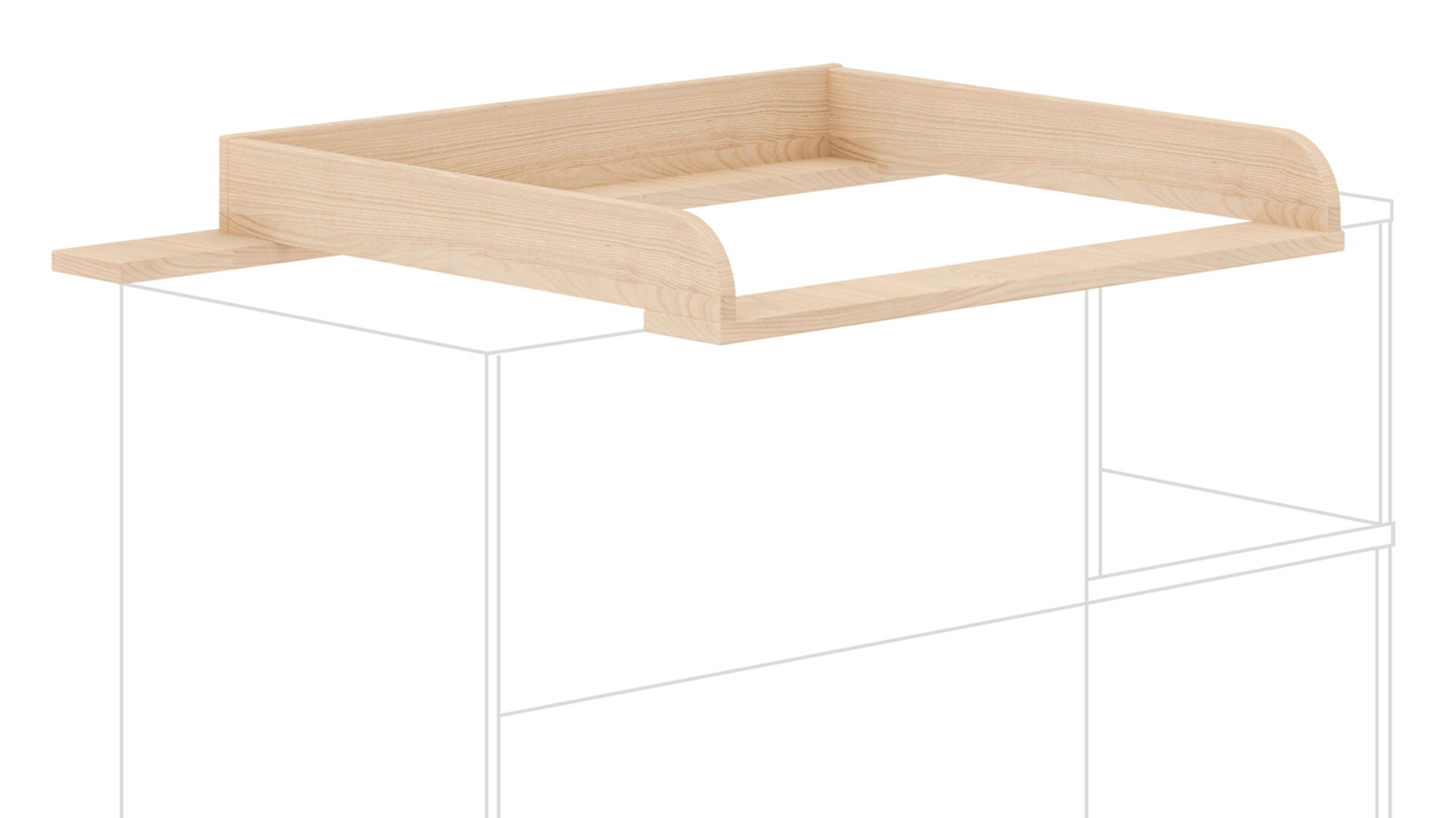PAIDI Babyzimmer Mila & Ben – Wickelaufsatz