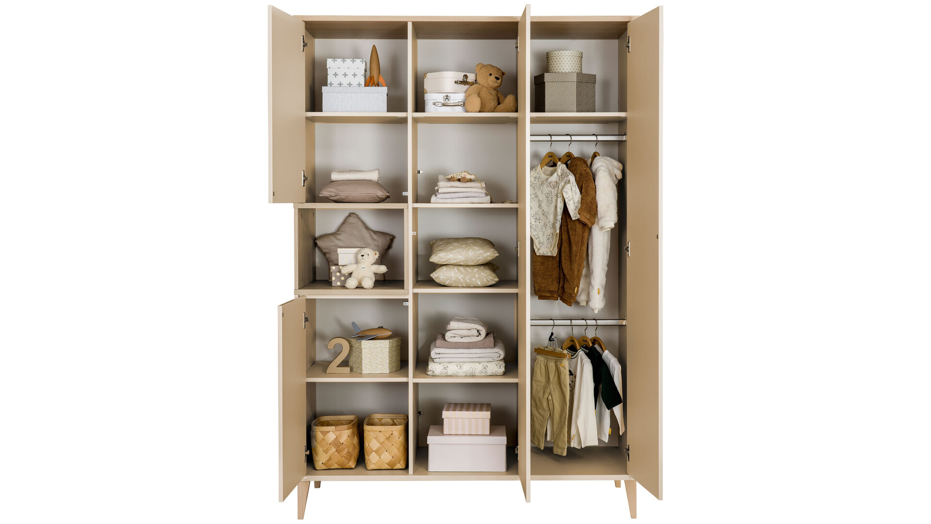 PAIDI Babyzimmer Mila & Ben – Kleiderschrank