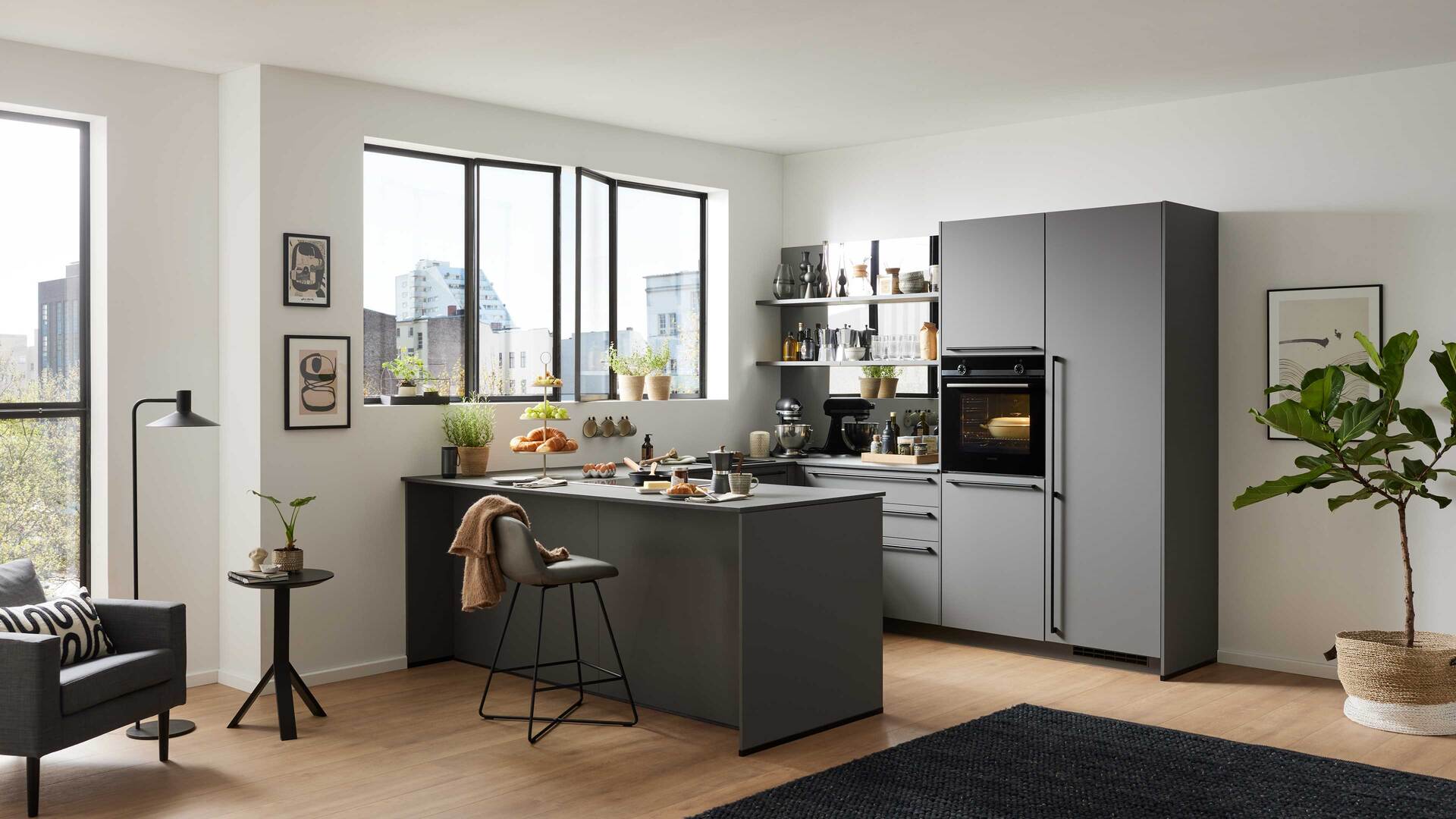 Culineo® Einbauküche C357 mit SIEMENS Einbaugeräten