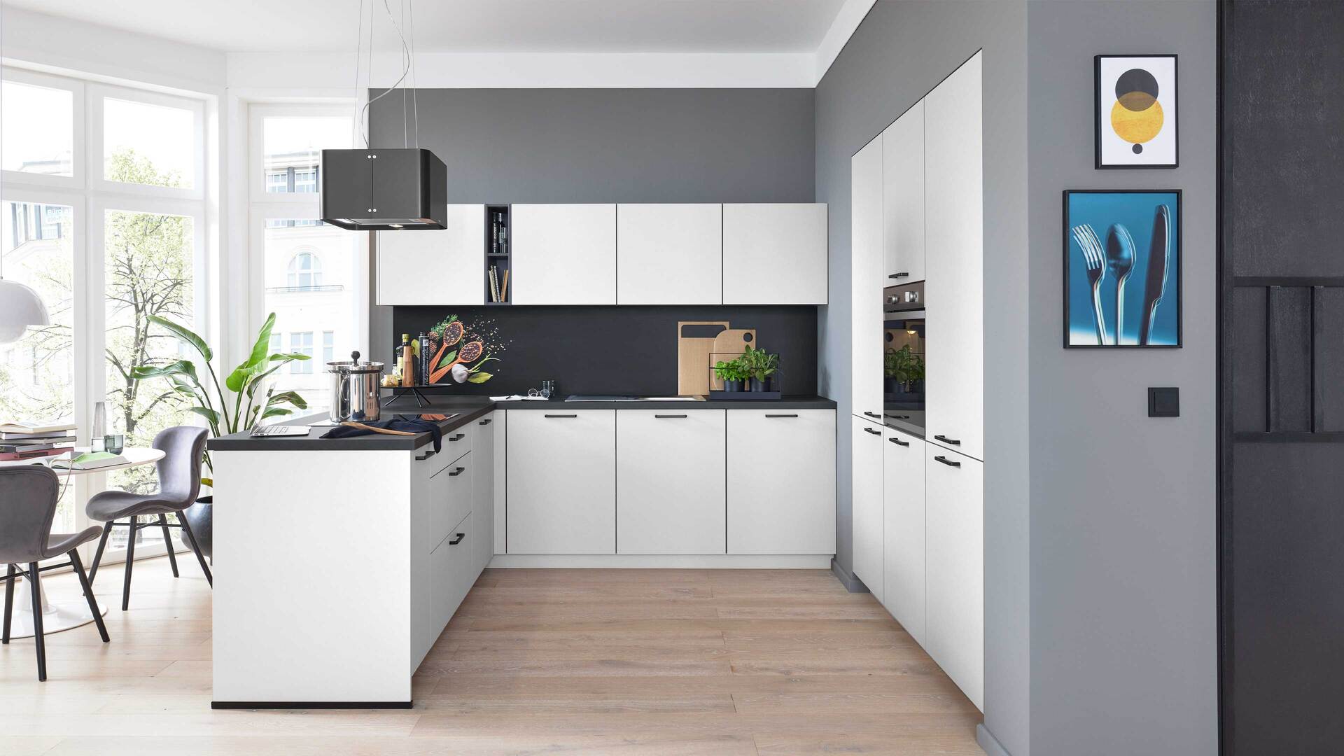 Culineo® Einbauküche C615 mit Einbaugeräten