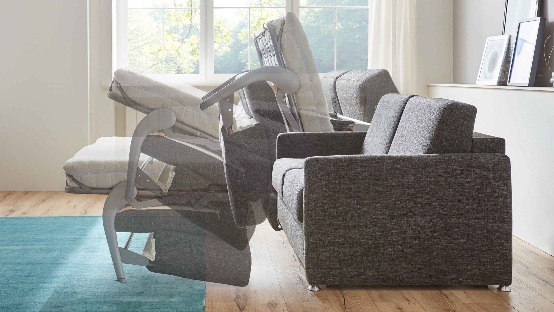 Comfortmaster Schlafsofa Molto mit Faltbett-Funktion
