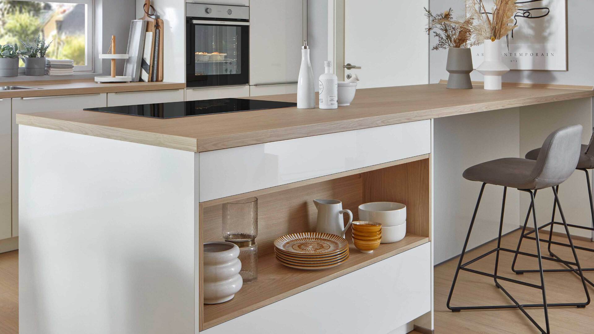 nobilia® Einbauküche Novalux mit gorenje Elektrogeräten