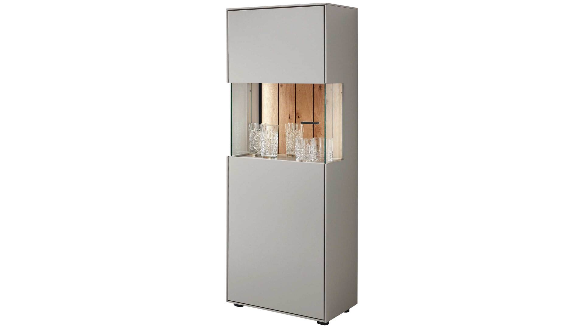 WÖSTMANN Wohnprogramm WM 2380 - Highboard-Vitrine