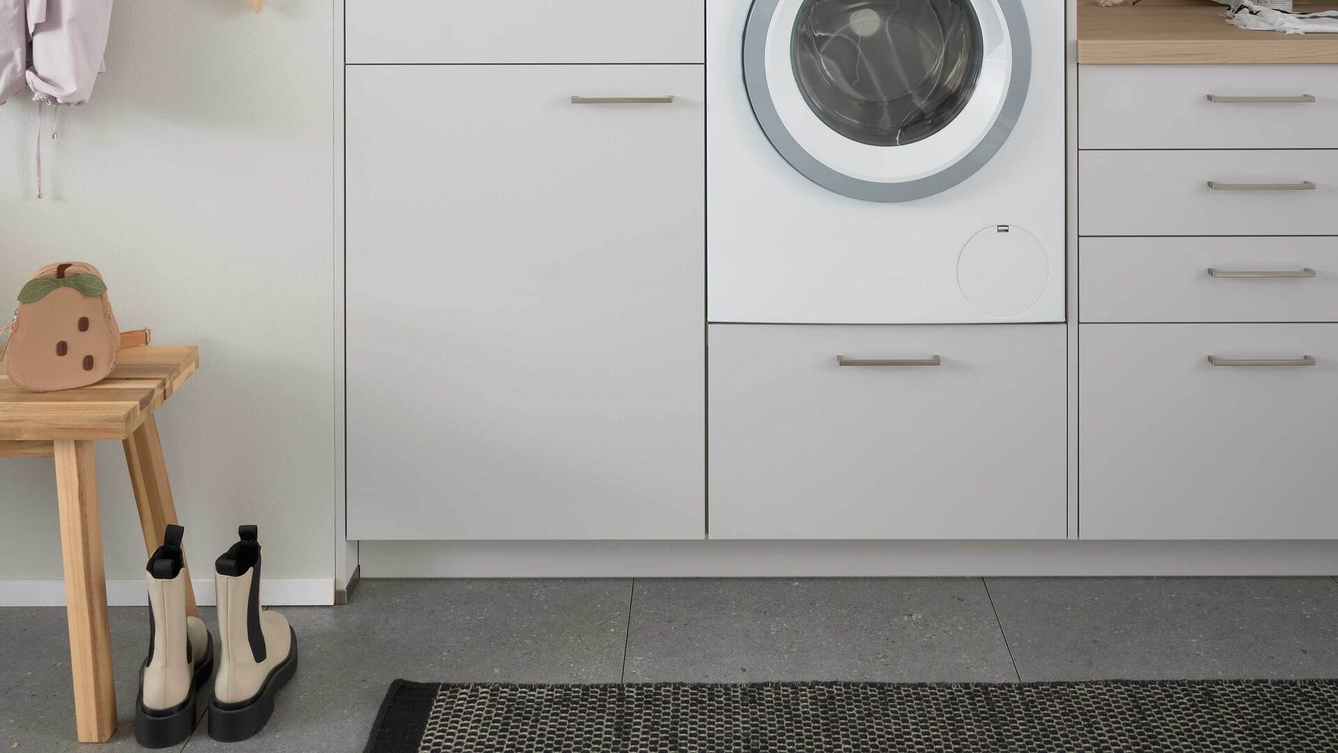 Culineo® Hauswirtschaftsraum C615 mit Edelstahlbecken