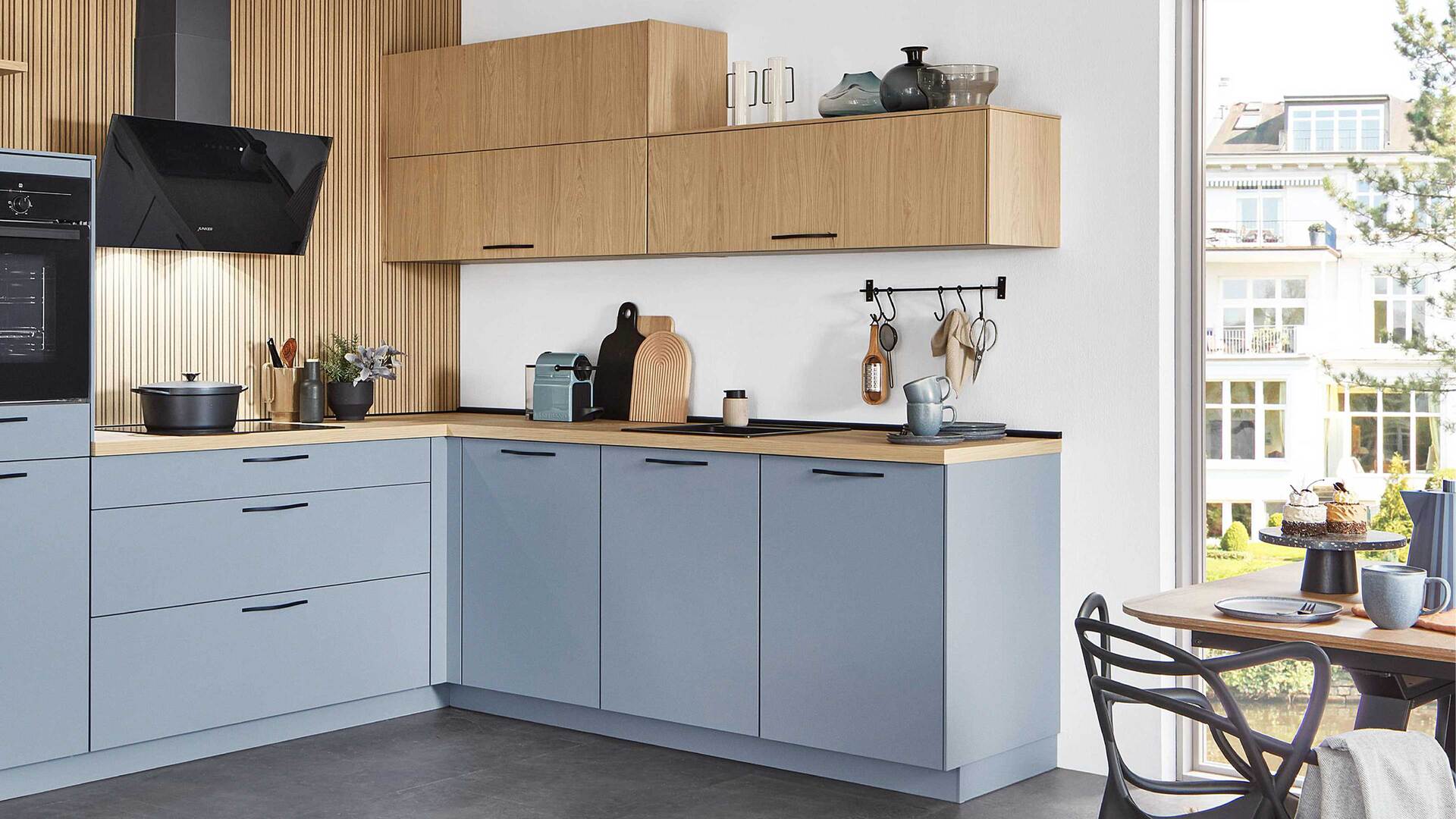 nobilia® Einbauküche Senso mit JUNKER Elektrogeräten, z. B.  Backofen