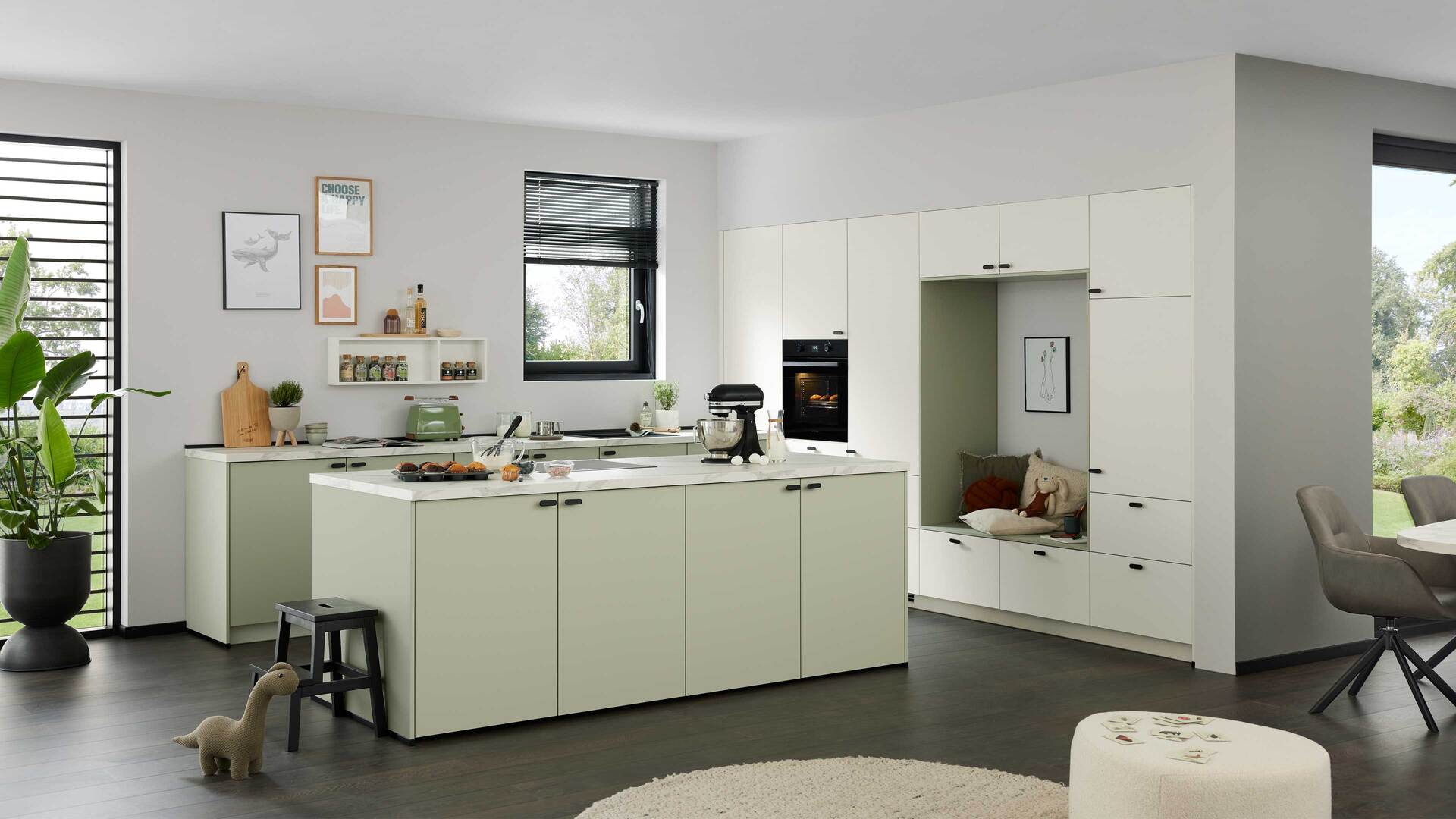 Culineo® Einbauküche C357 mit privileg Einbaugeräten