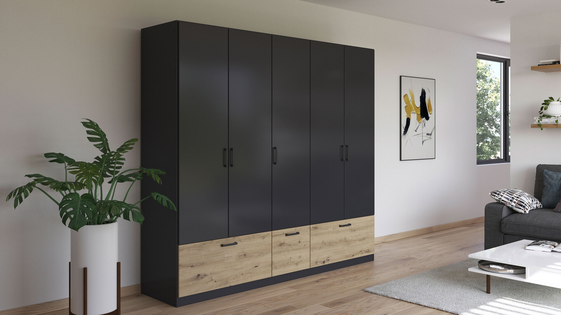 rauch BLUE Drehtürenschrank Bari