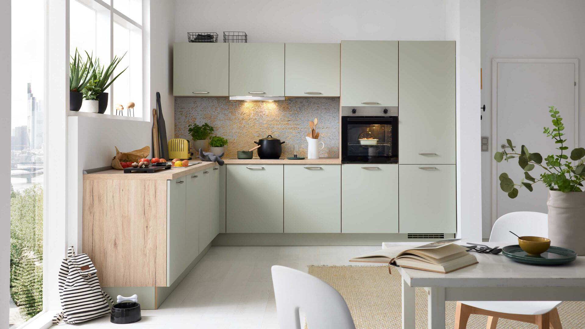 Culineo® Einbauküche C357 mit beko Einbaugeräten