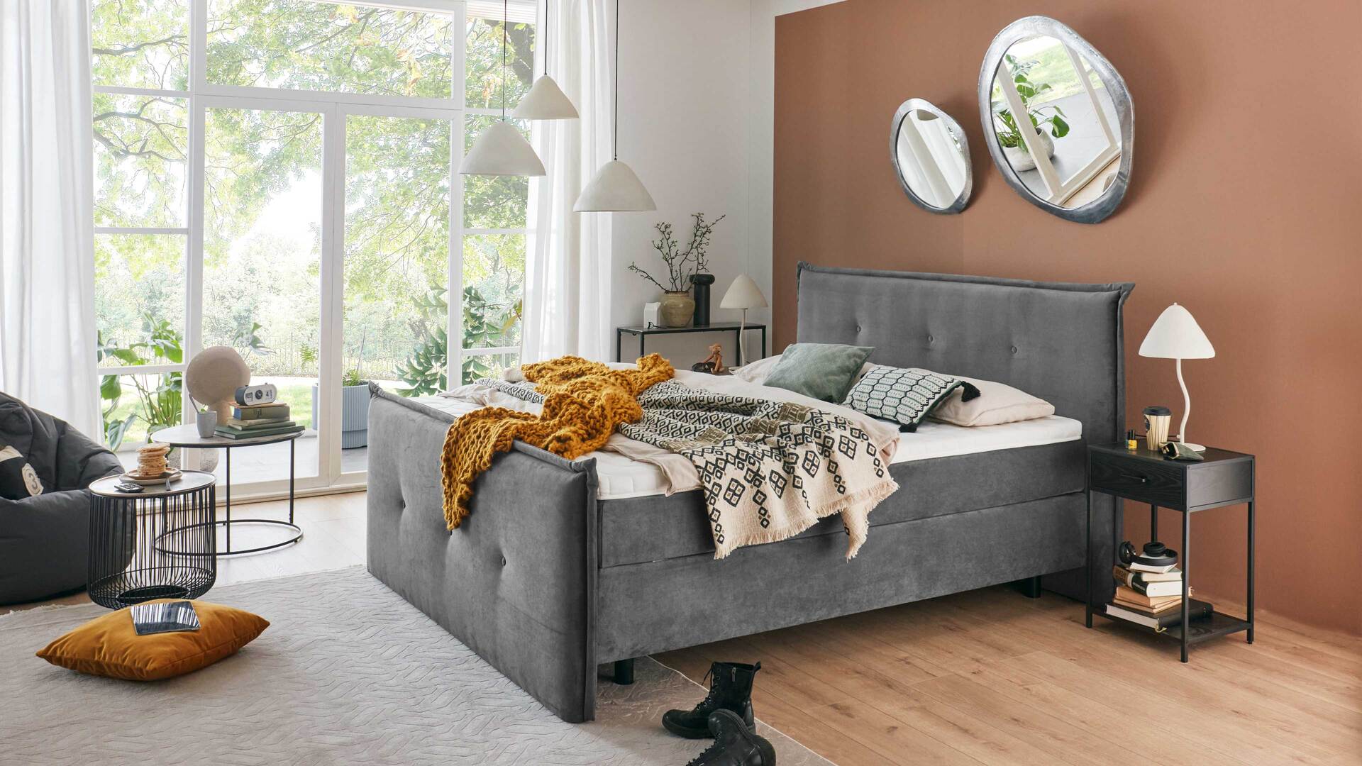 KAWOO Boxspringbett Lotus