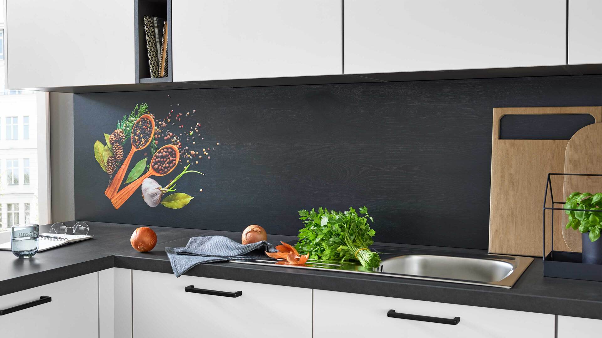 Culineo® Einbauküche C615 mit Einbaugeräten