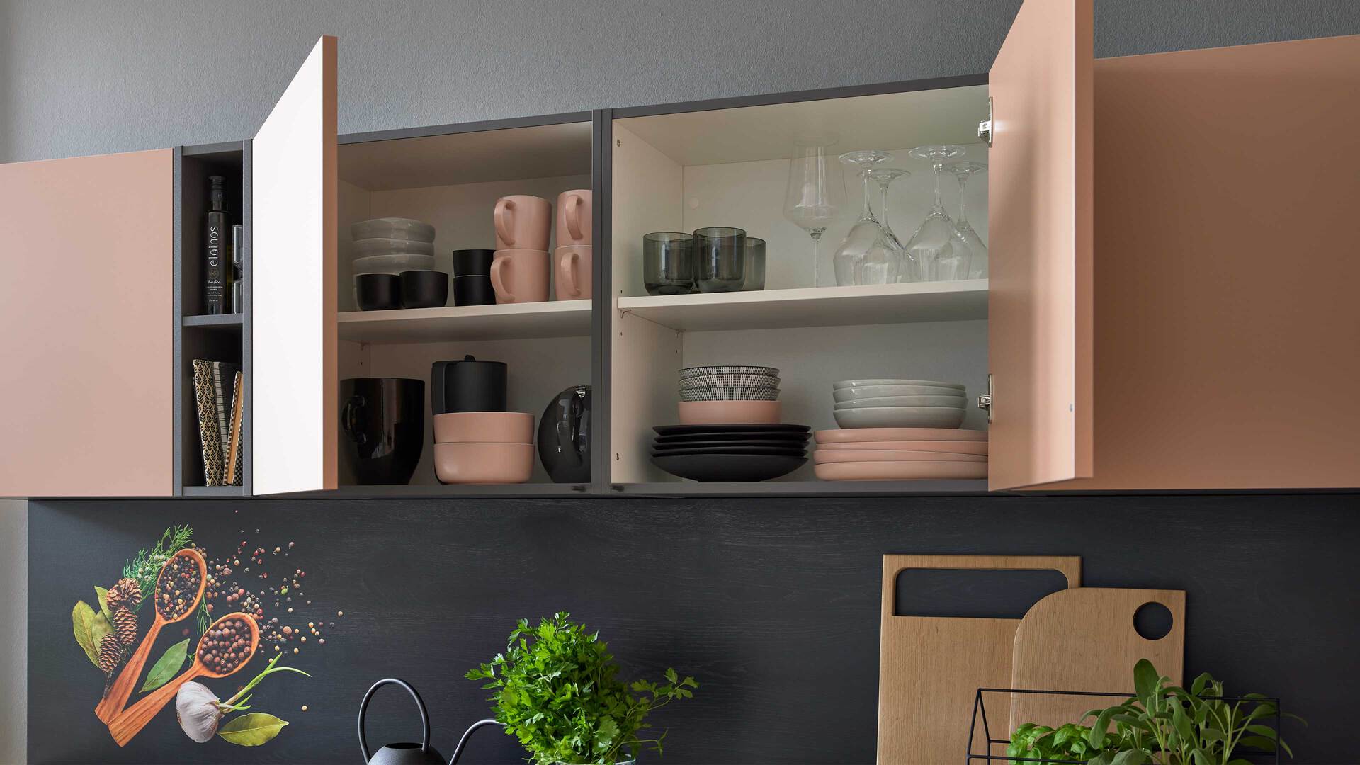Culineo® Einbauküche C357 mit privileg Einbaugeräten