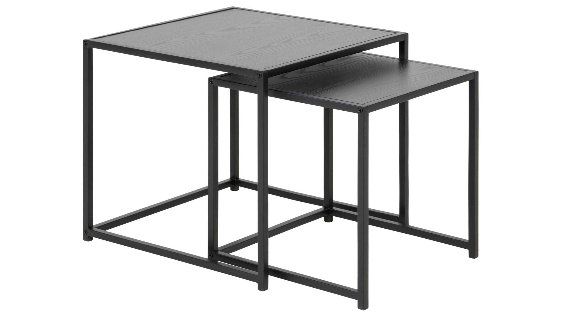 Beistelltisch-Set Seaford im Industrielook bzw. Beistelltische