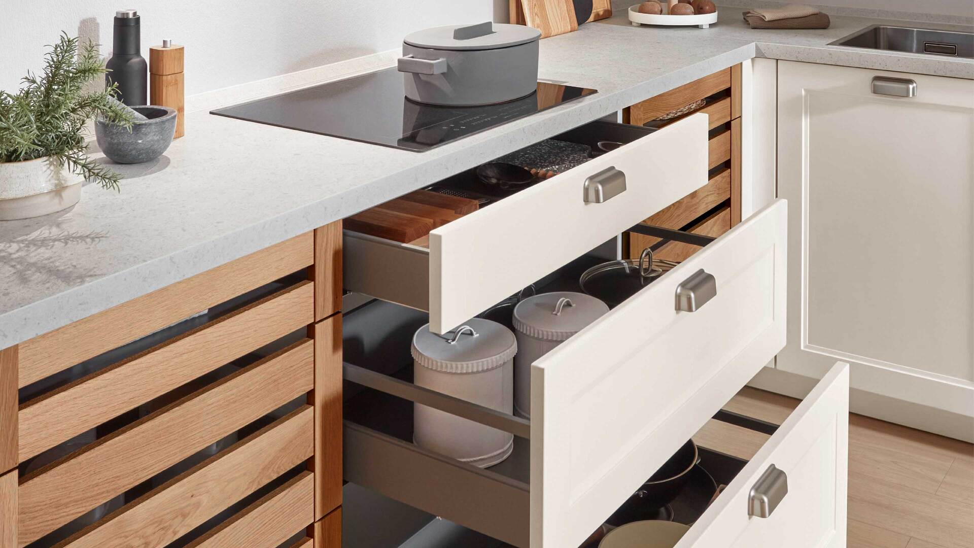 nobilia® Einbauküche Cascada mit Einbaugeräten