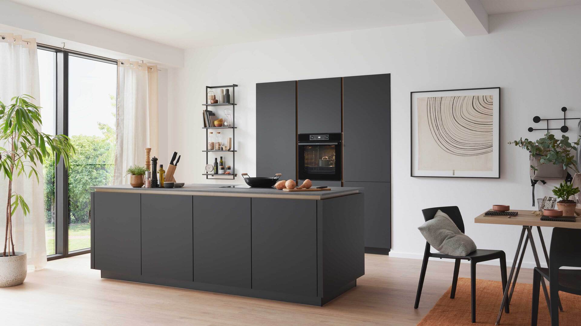 Culineo® Einbauküche C357 mit XTRA CERAMIC Arbeitsplatte