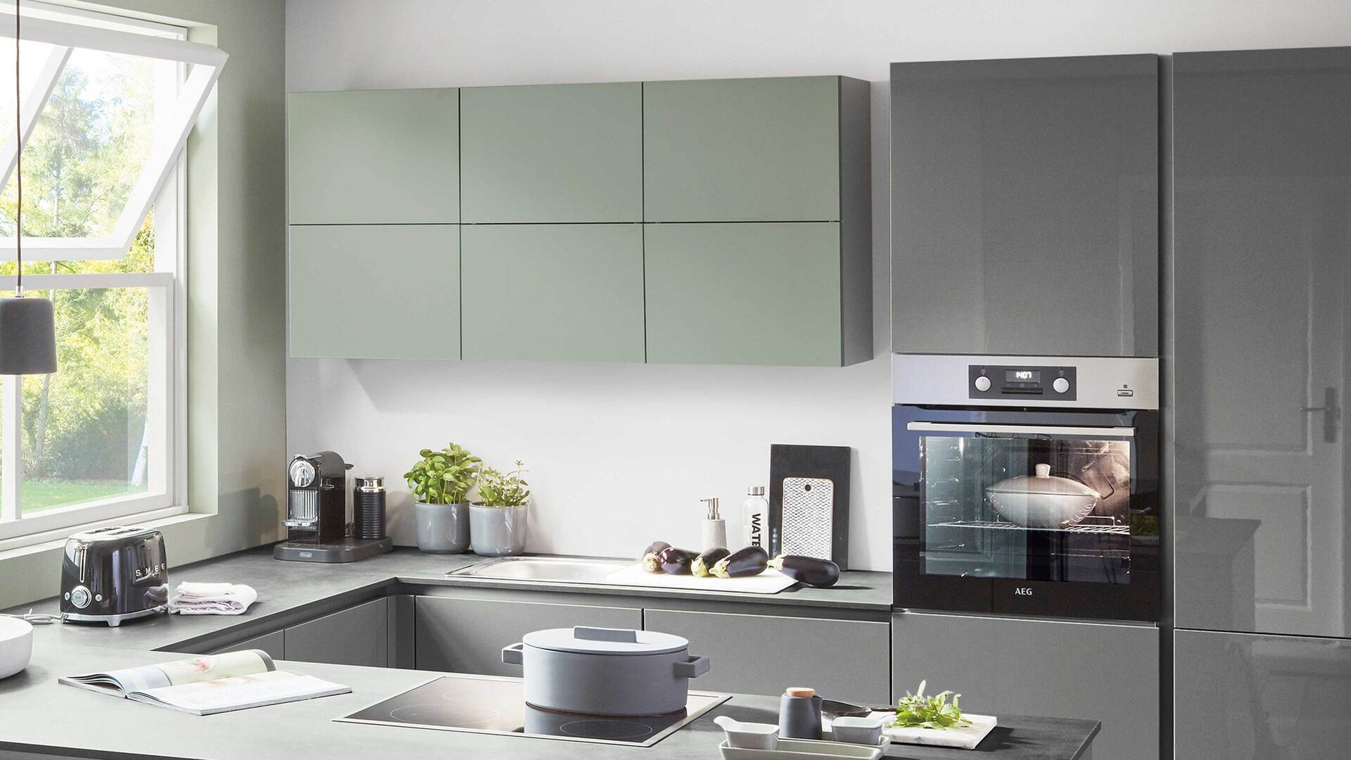 nobilia® Einbauküche Flash mit AEG Elektrogeräten