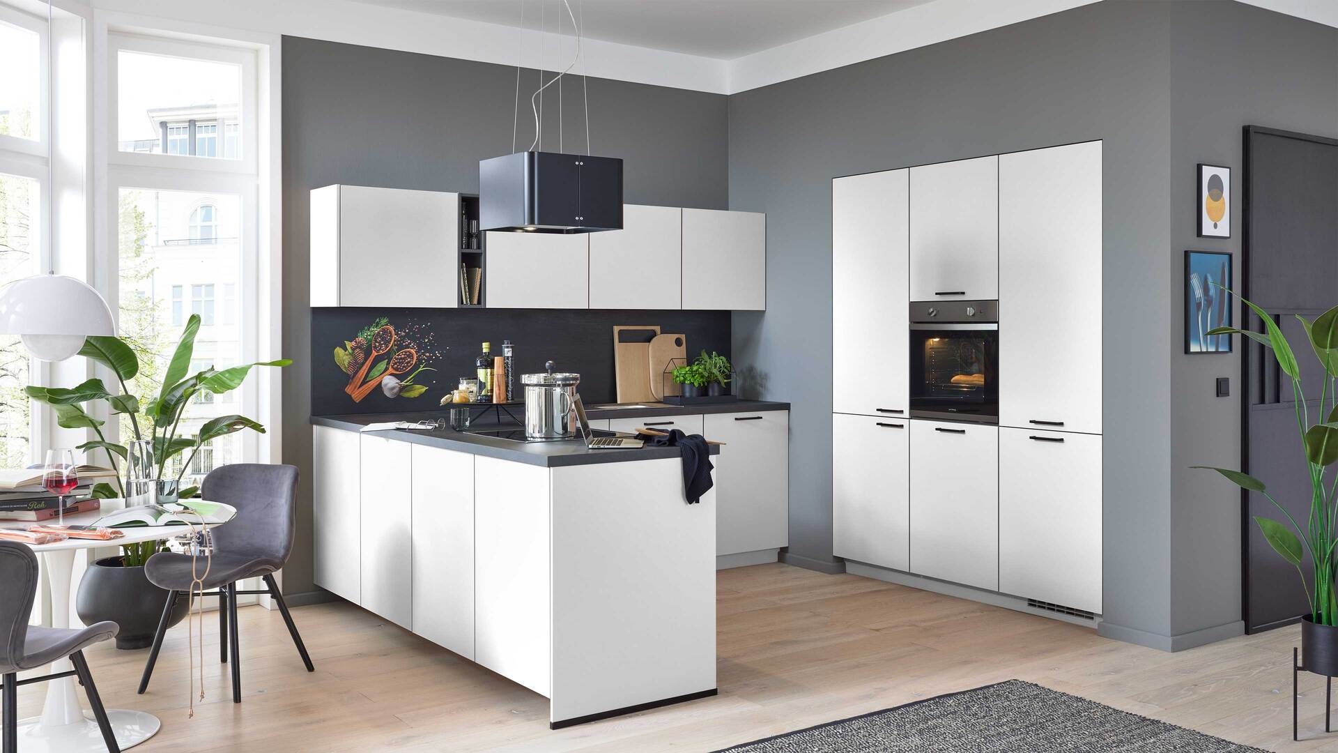 Culineo® Einbauküche C615 mit Einbaugeräten