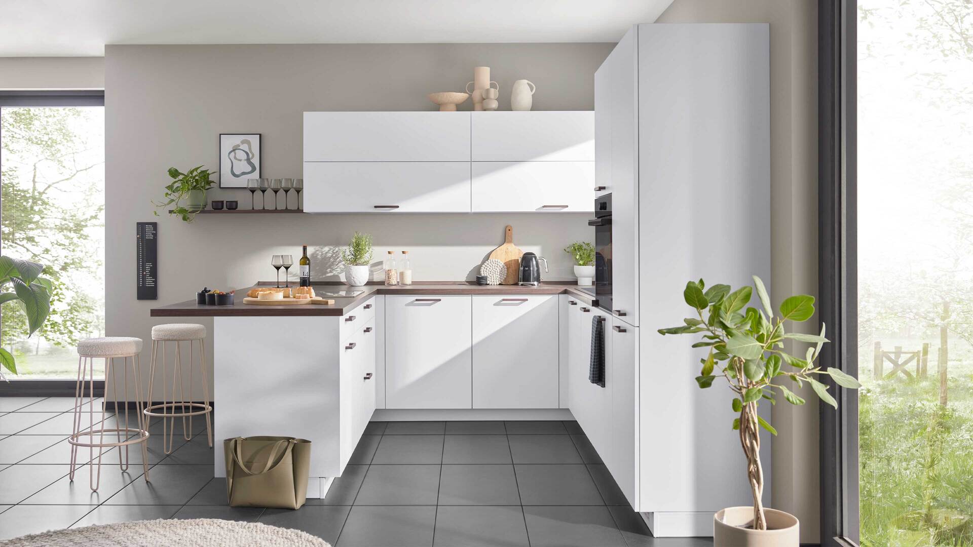 Culineo® Einbauküche C615 mit Einbaugeräten