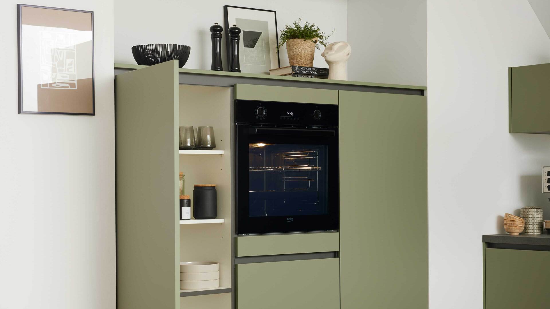Culineo® Einbauküche C357  mit Einbaugeräten