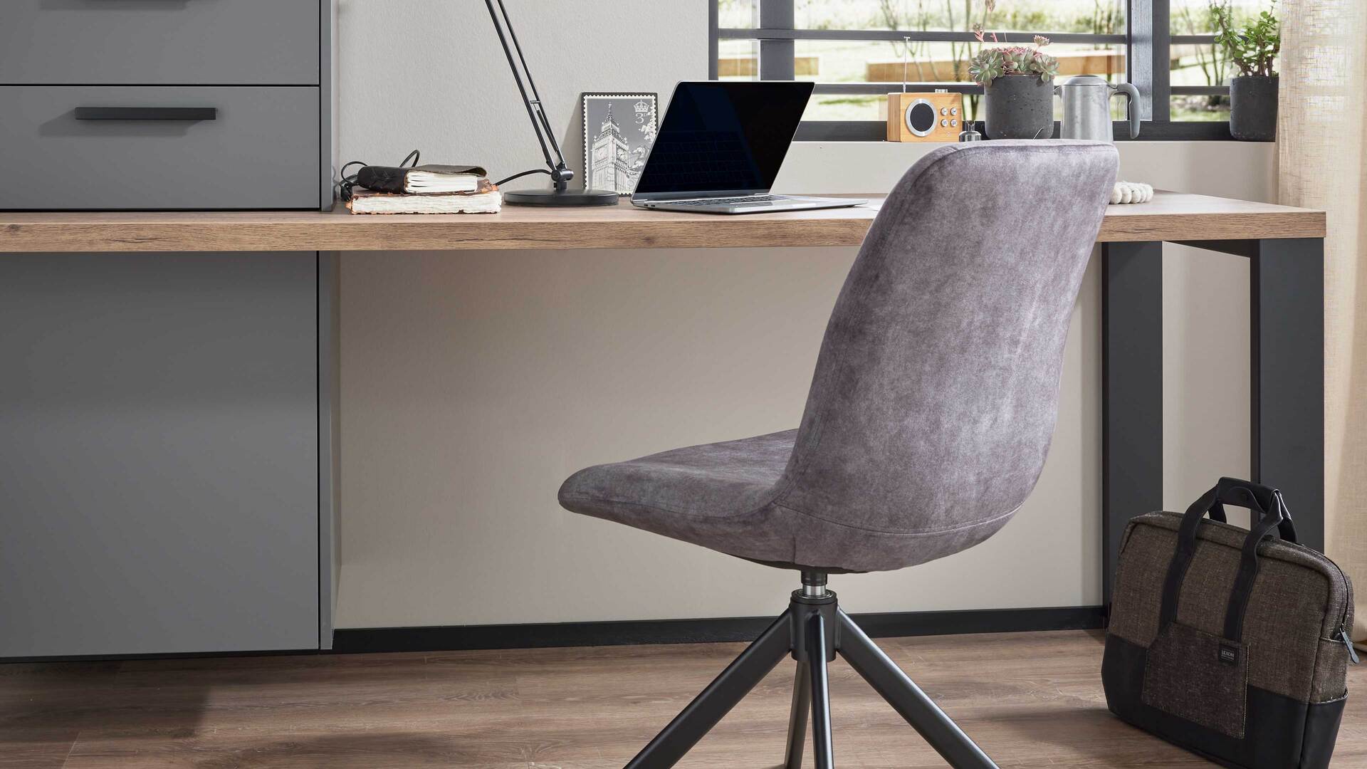 Culineo® Einbauküche C357 mit Homeoffice-Platz