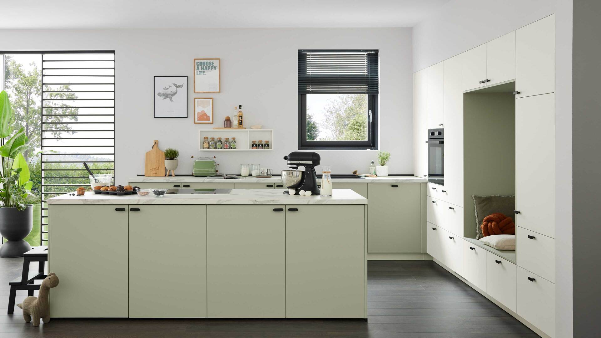 Culineo® Einbauküche C357 mit privileg Einbaugeräten
