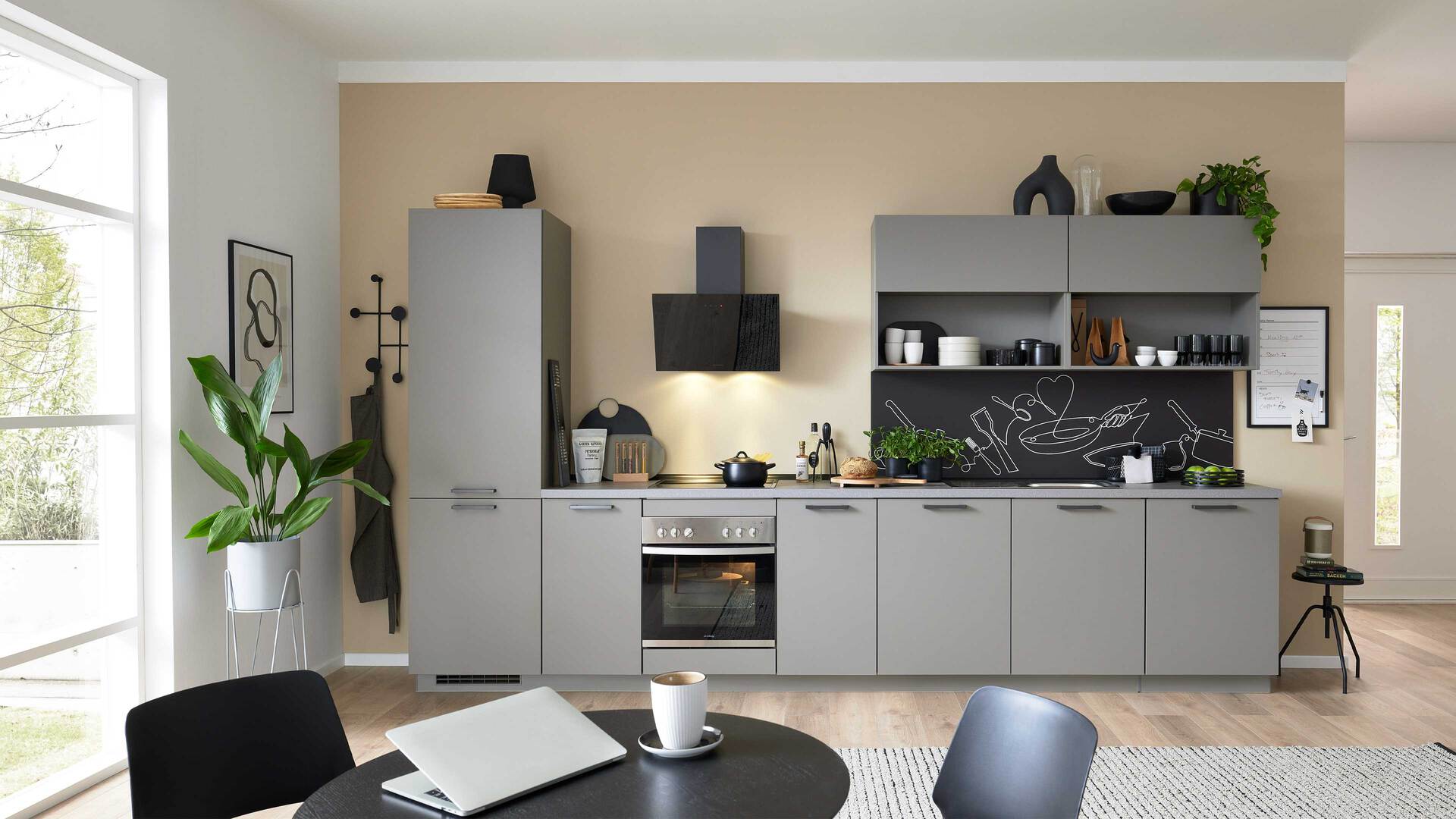 Culineo® Einbauküche C615 mit privileg Einbaugeräten
