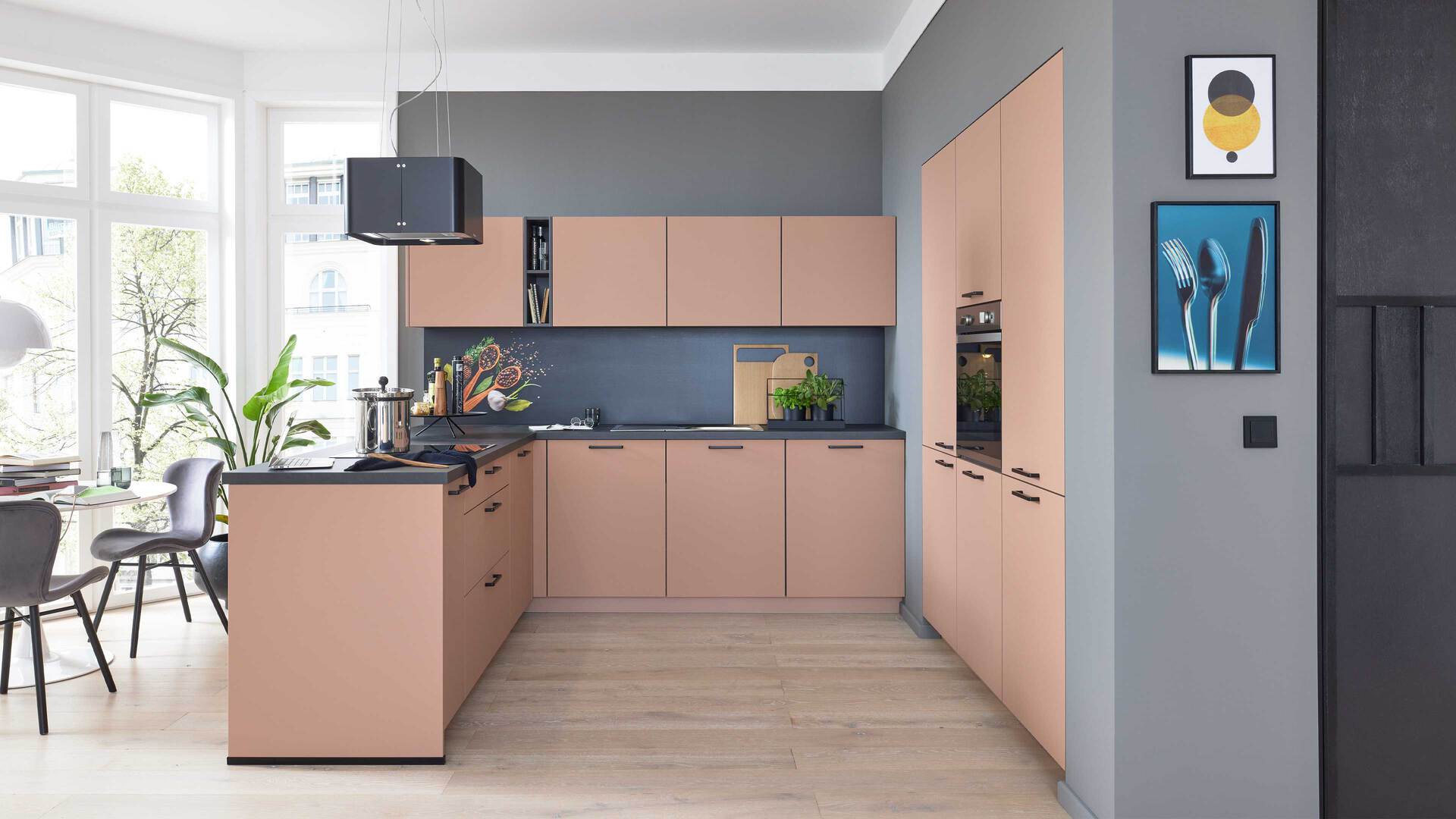 Culineo® Einbauküche C357 mit privileg Einbaugeräten