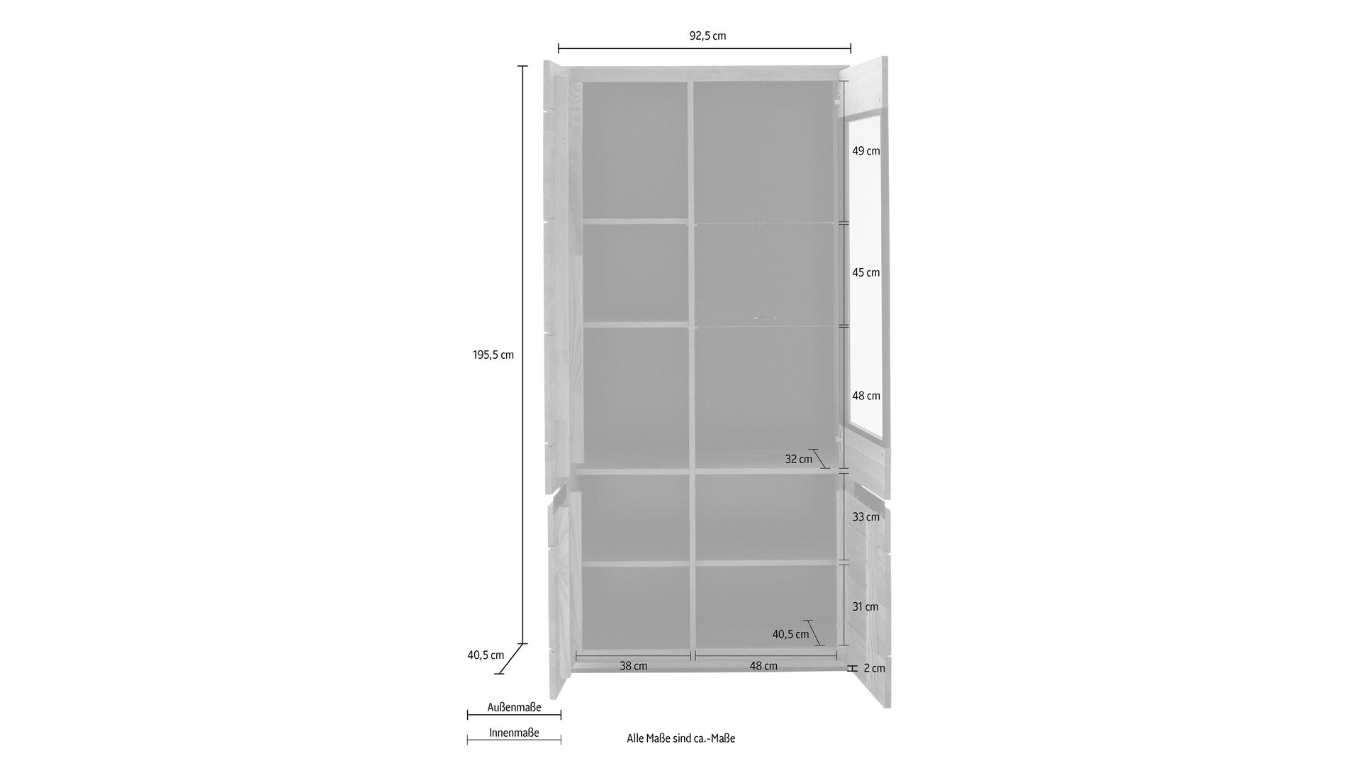 Wohnprogramm Araya - Vitrine