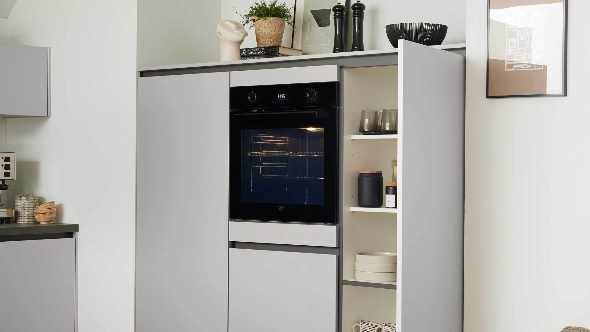 Culineo® Einbauküche C615 mit Einbaugeräten
