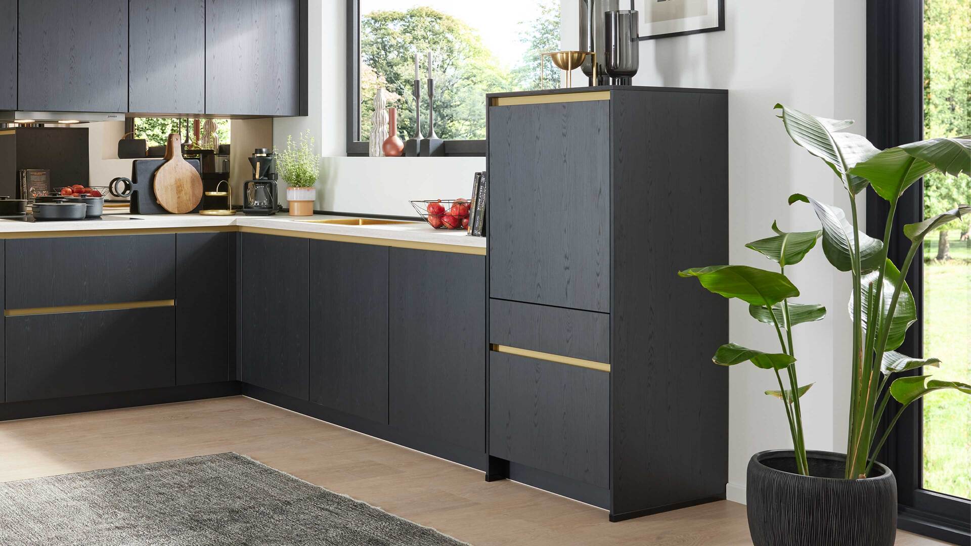 Culineo® Einbauküche C382 mit gorenje Einbaugeräten