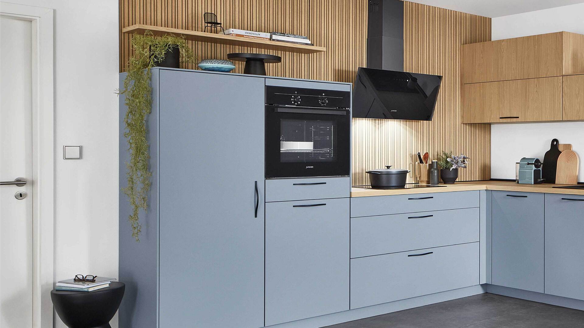 nobilia® Einbauküche Senso mit JUNKER Elektrogeräten, z. B.  Backofen