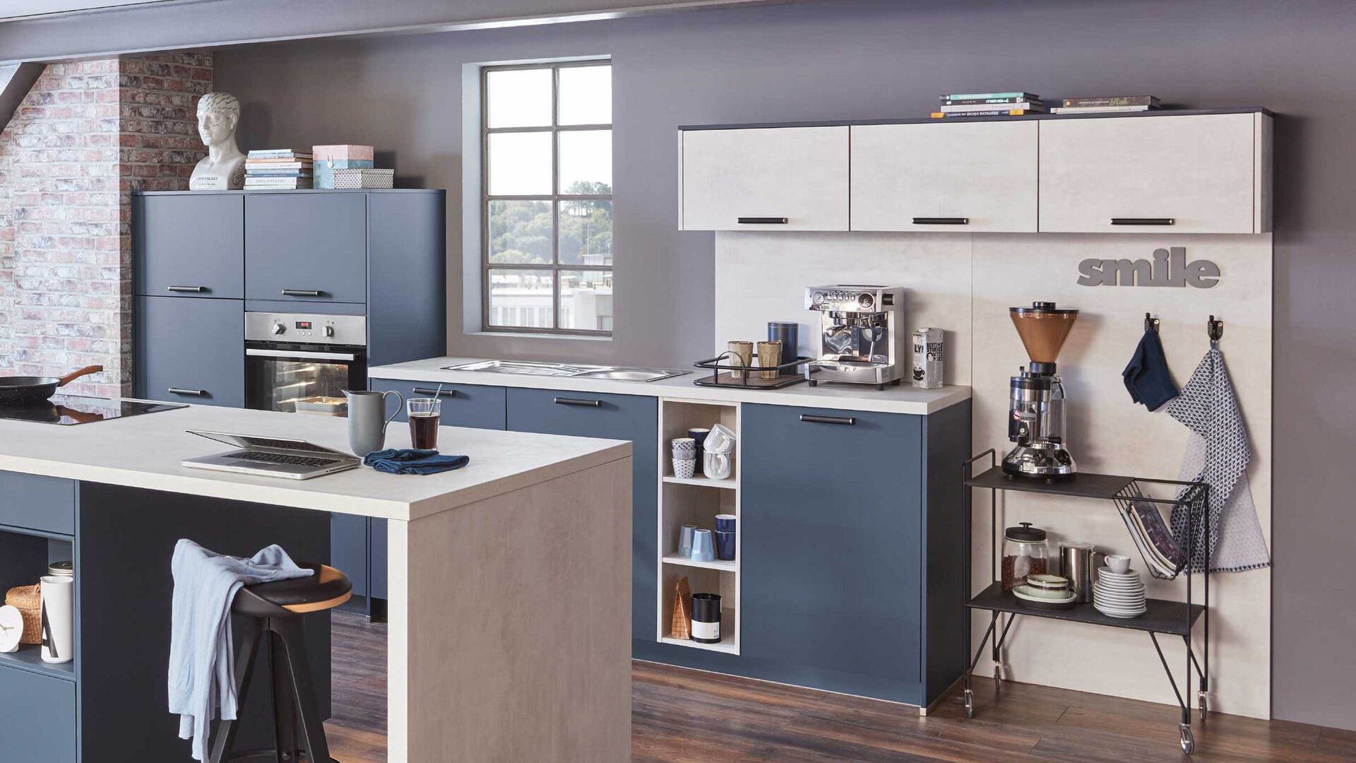 nobilia® Einbauküche Easytouch mit beko Elektrogeräten