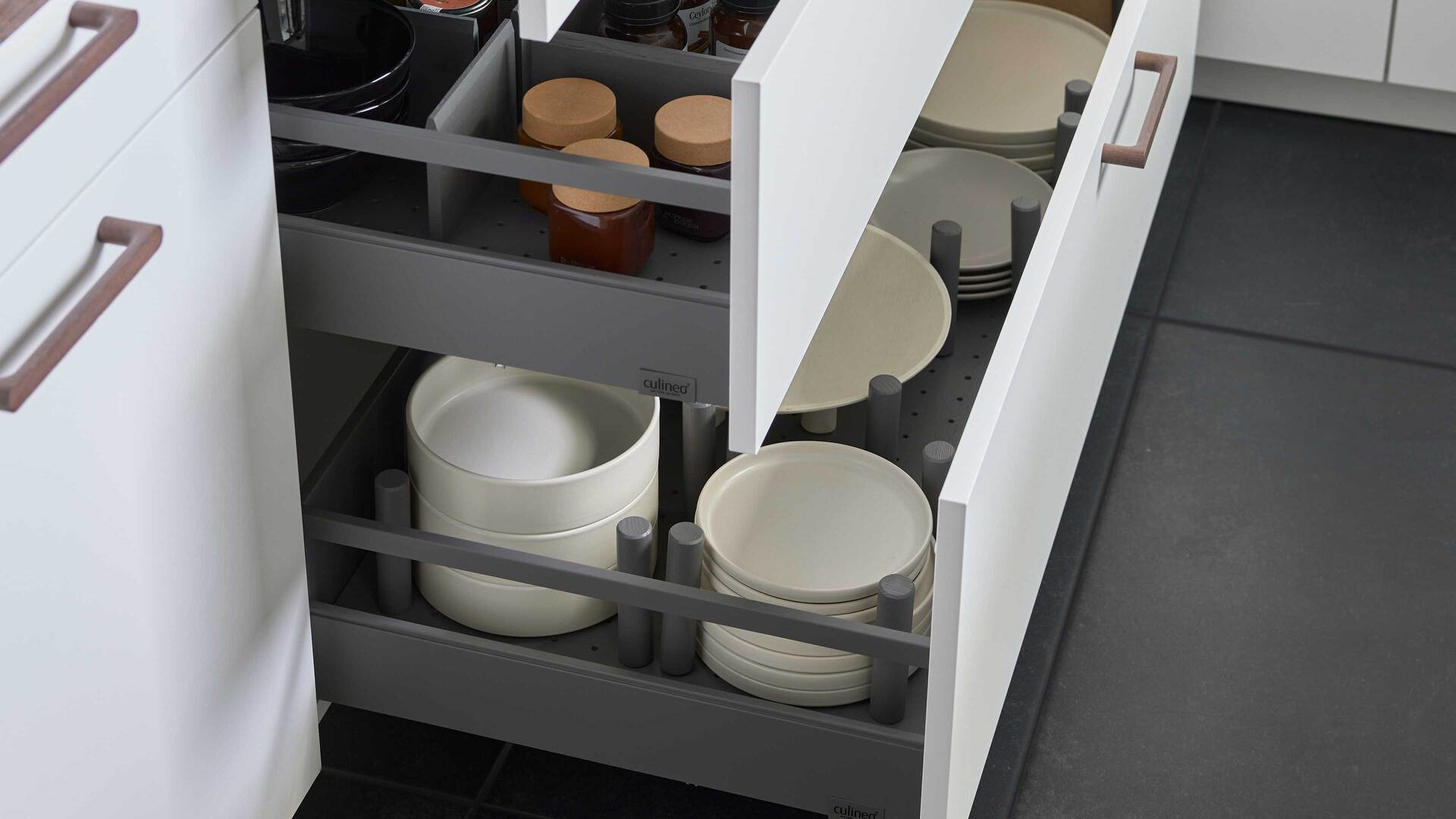 Culineo® Einbauküche C615 mit Einbaugeräten