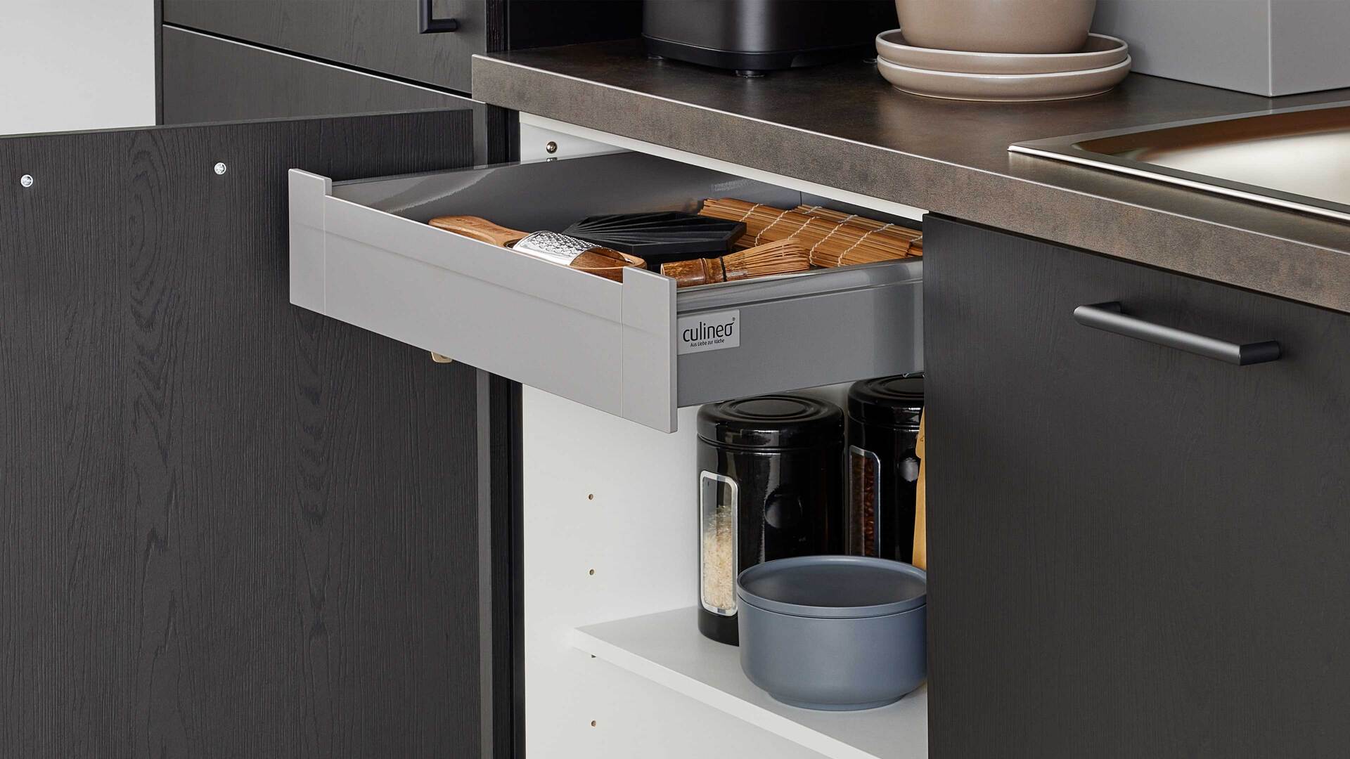 Culineo® Einbauküche C382 mit SIEMENS Einbaugeräten