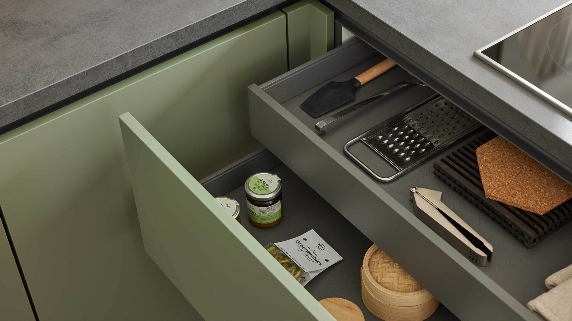 Culineo® Einbauküche C357  mit Einbaugeräten