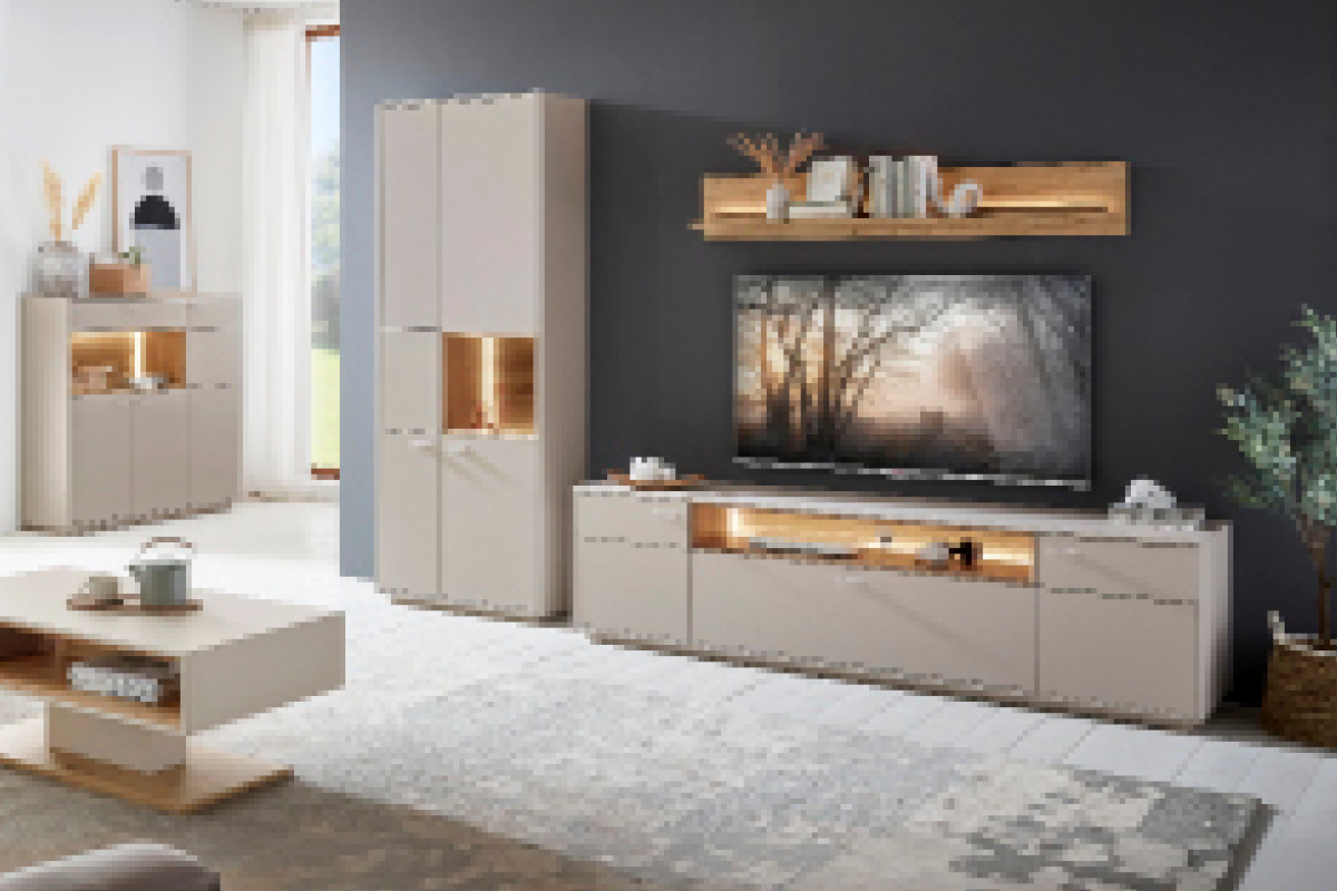 Wohnwand Modell Coruna von Ideal Möbel