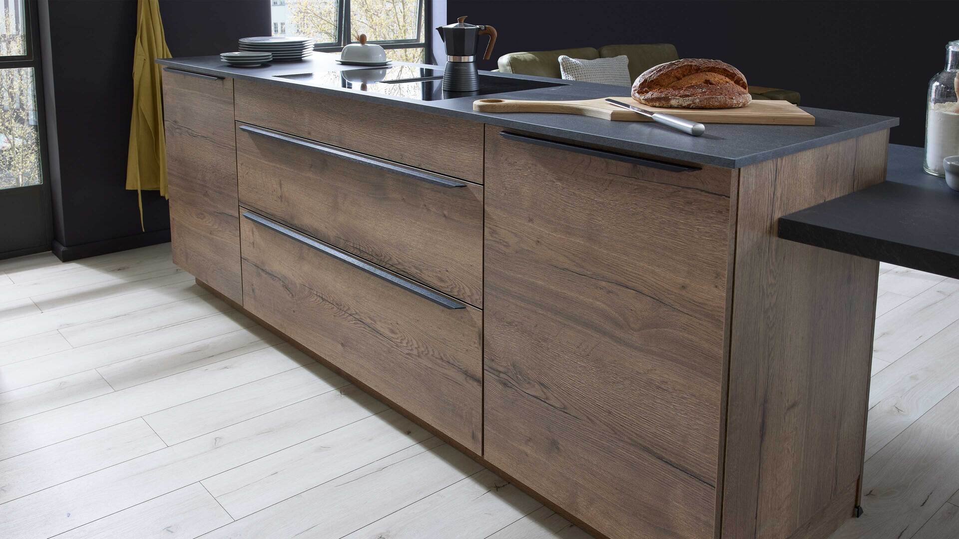 Culineo® Einbauküche C382 mit AEG Einbaugeräten