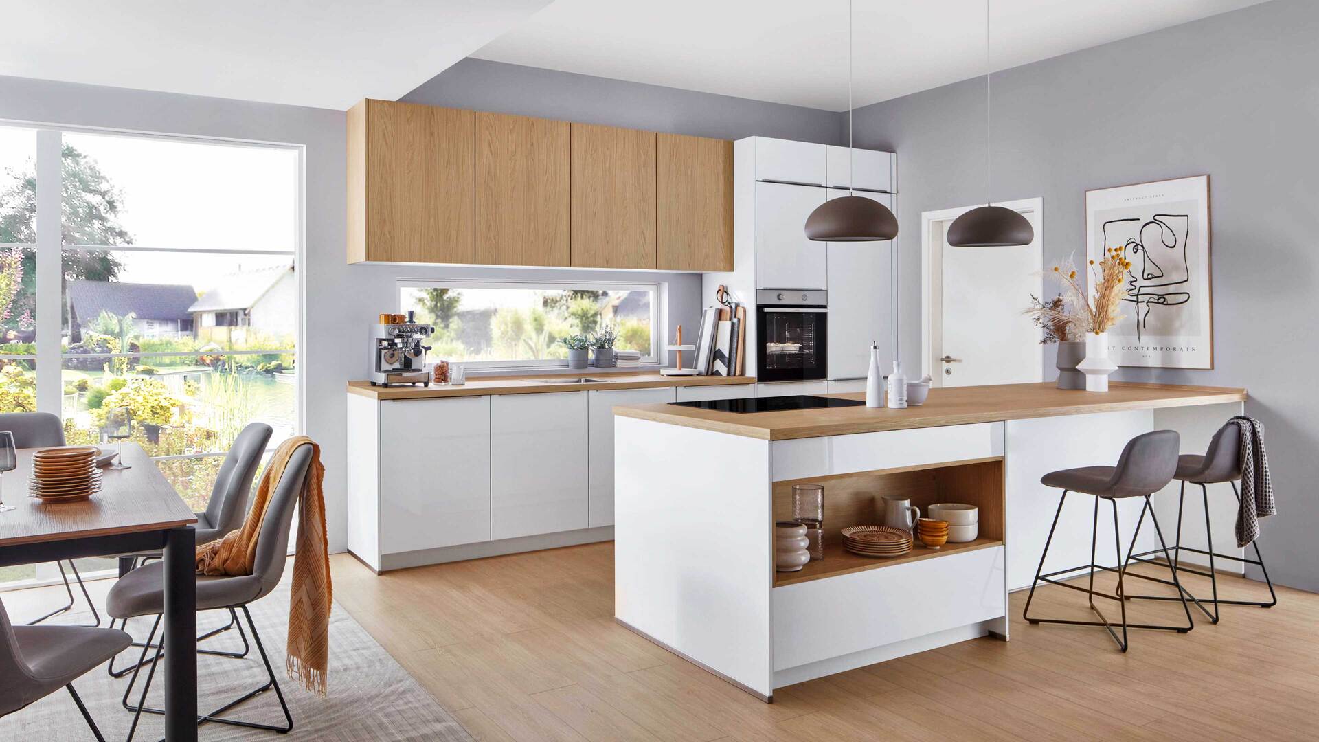 nobilia® Einbauküche Novalux mit gorenje Elektrogeräten