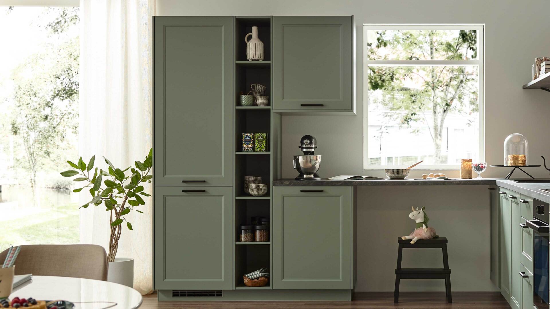 Culineo® Einbauküche C684 mit Einbaugeräten