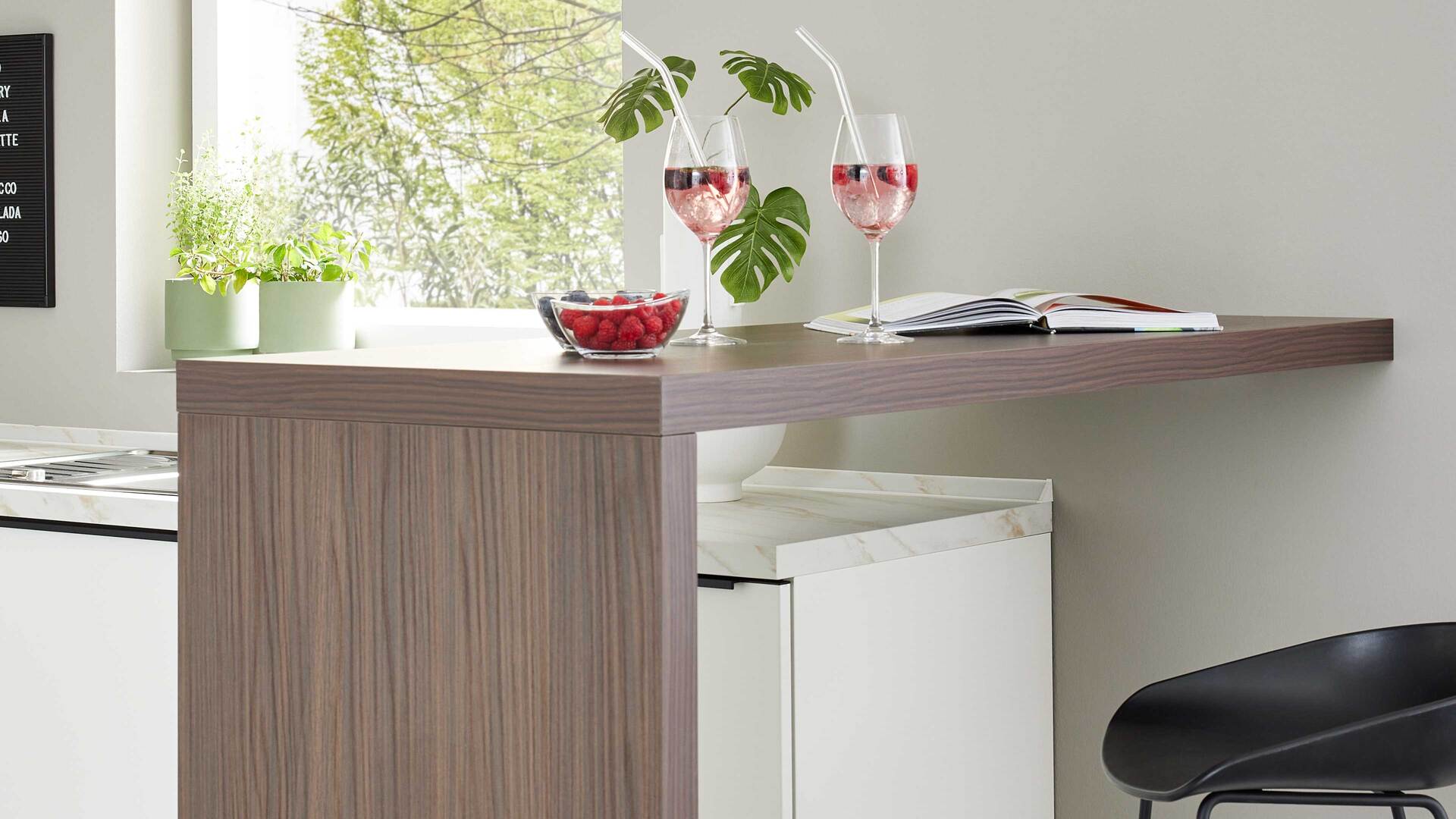 Culineo® Einbauküche C187 mit Einbaugeräten