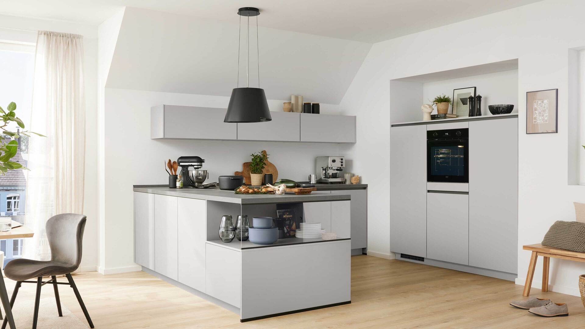 Culineo® Einbauküche C615 mit Einbaugeräten