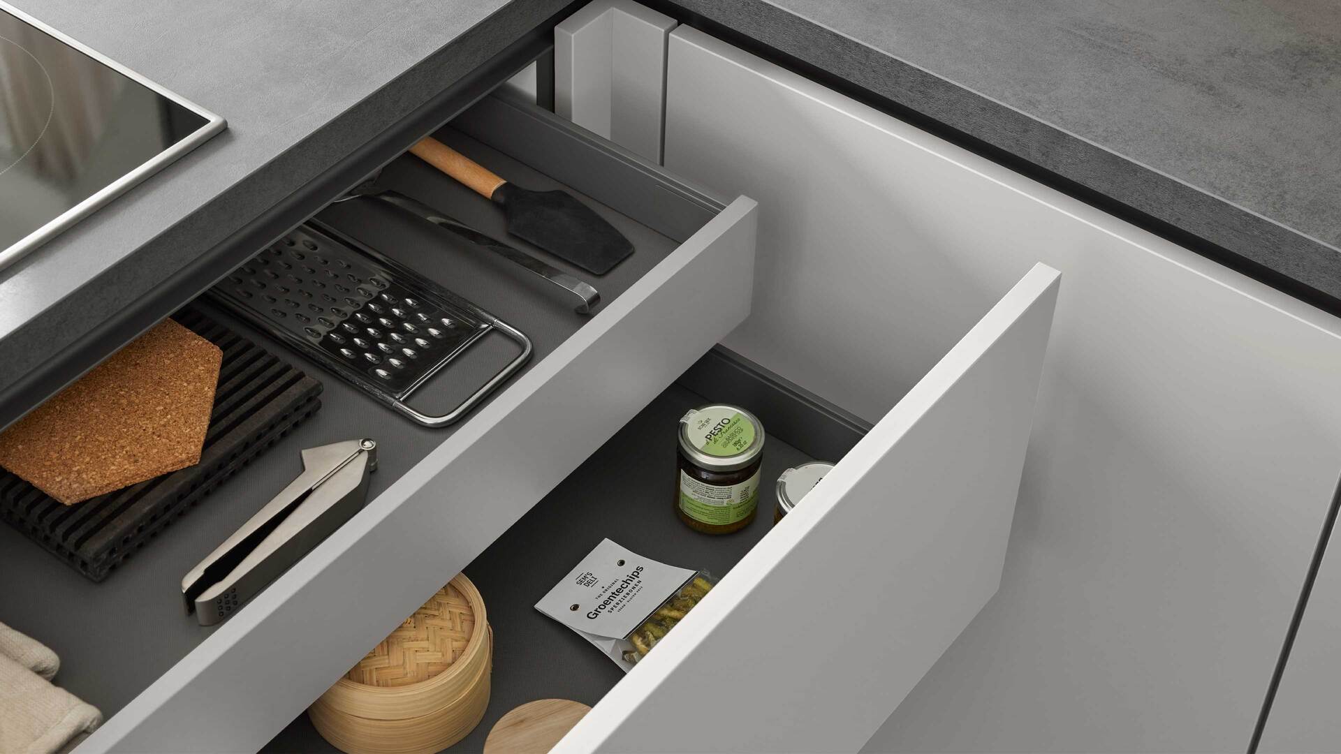 Culineo® Einbauküche C615 mit Einbaugeräten