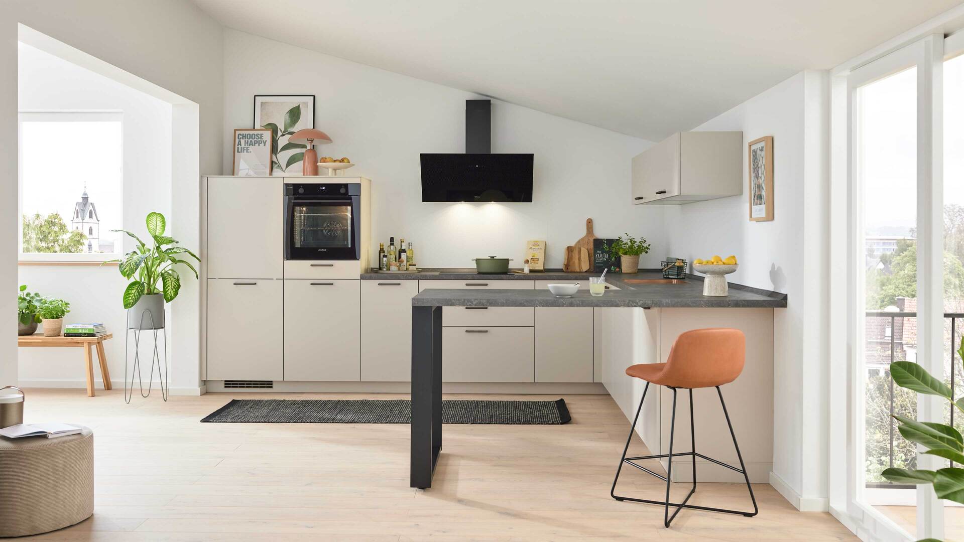 Culineo® Einbauküche C615 mit Einbaugeräten