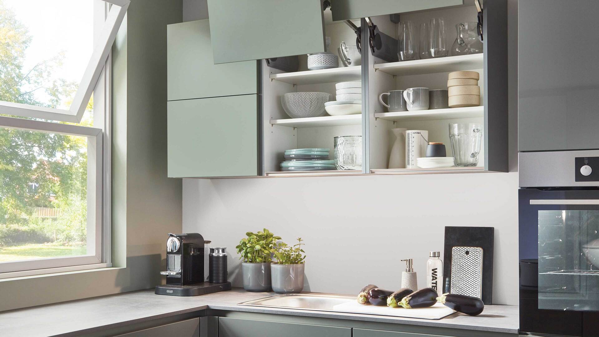 nobilia® Einbauküche Flash mit AEG Elektrogeräten